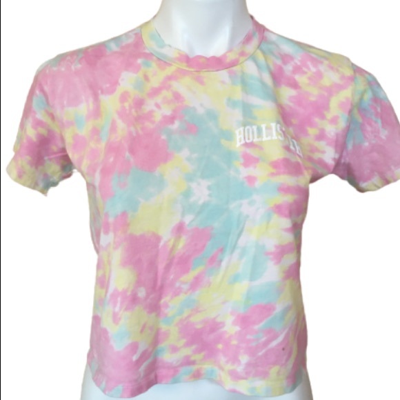 Hollister Tops - 3/$15 Hollister Crop Top Tie Dye Shirt